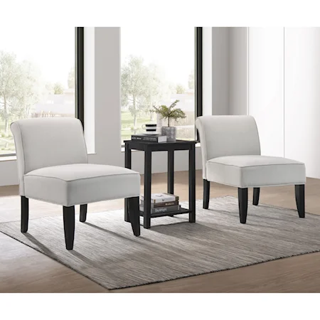 Contemporary 3-Piece Pack Chair & Table